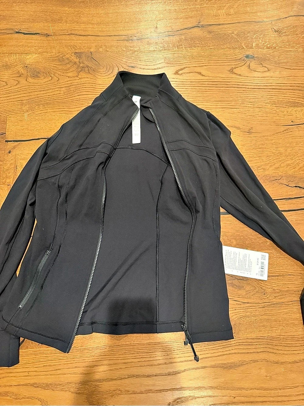 lululemon Define Jacket Nulu Women's Black Nylon Jacket Size 10 NWT